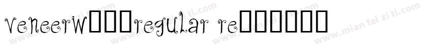 VeneerW03-Regular Re字体转换